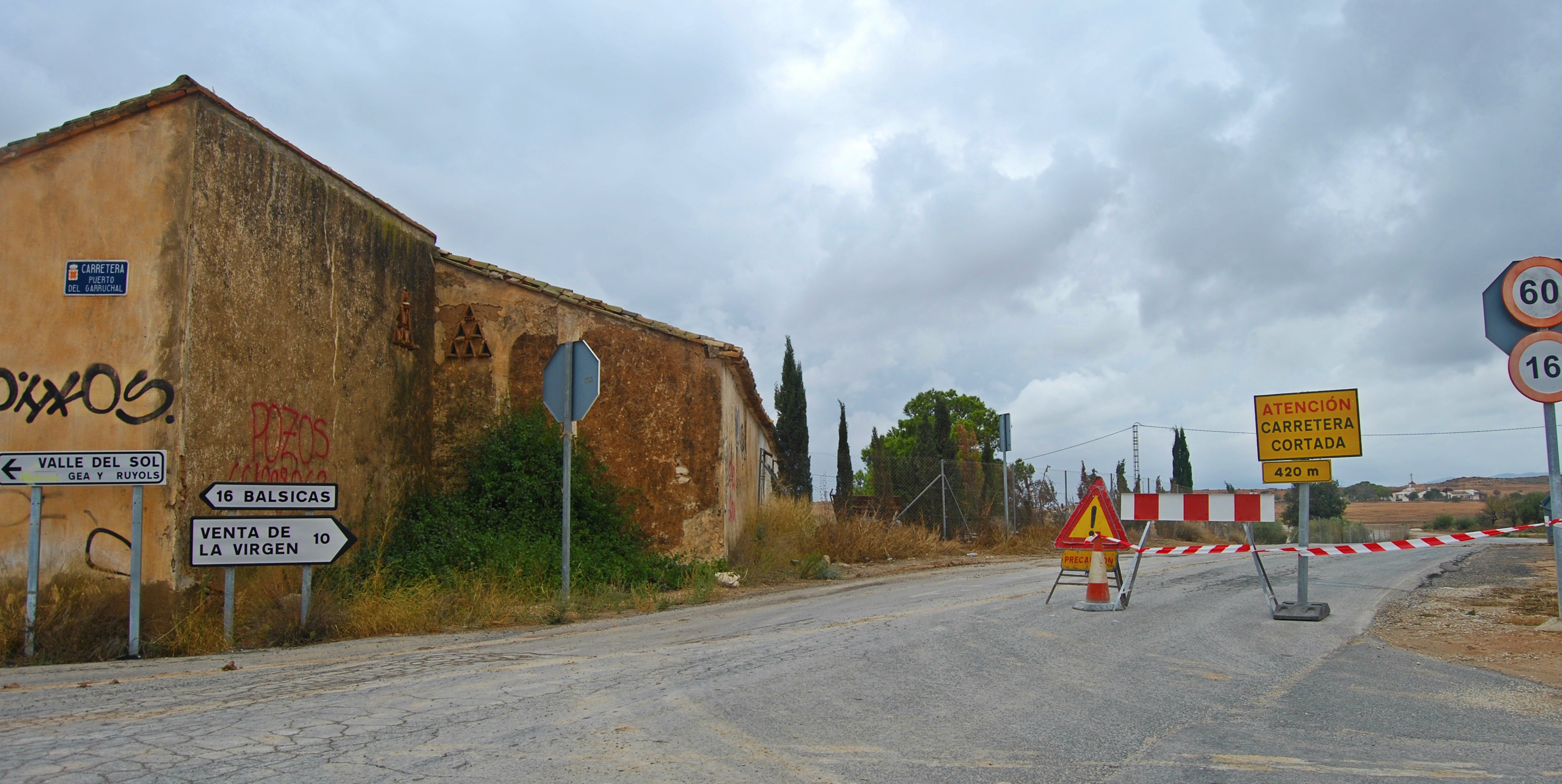 carretra cortada